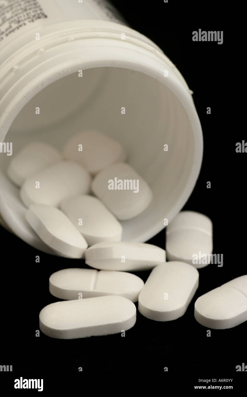 Paracetamol-Tabletten Stockfoto