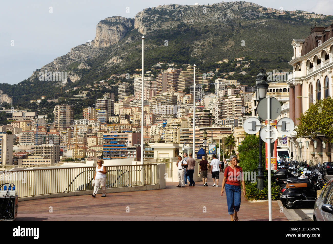 Monaco, Blick auf die Stadt Stockfoto