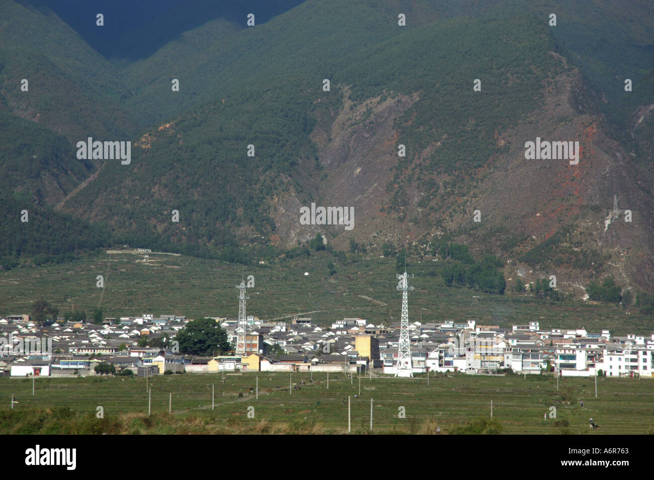 Stadt Dali in Yunnan China Asien Stockfoto