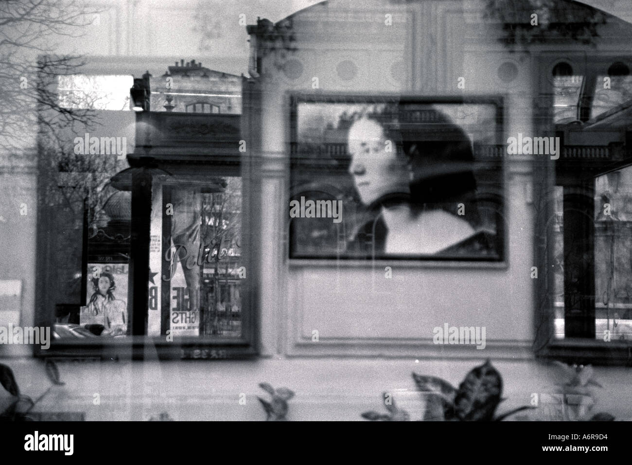 Paris-Frankreich-nostalgische Bistro-restaurant Stockfoto