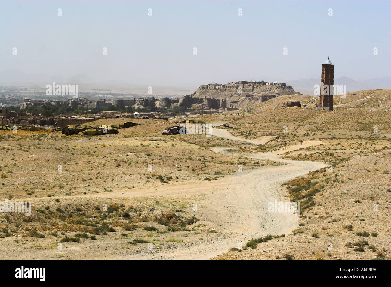 AFGHANISTAN ein Ghazni zwei Minarette gebaut von Sultan Mas ud111 und Bahram Shah Stockfoto