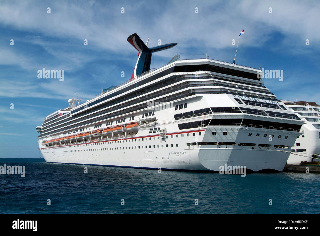 Das Kreuzfahrtschiff Carnival Fantasy von Port Canaveral Florida FL besucht die Bahamas-Nassau Stockfoto