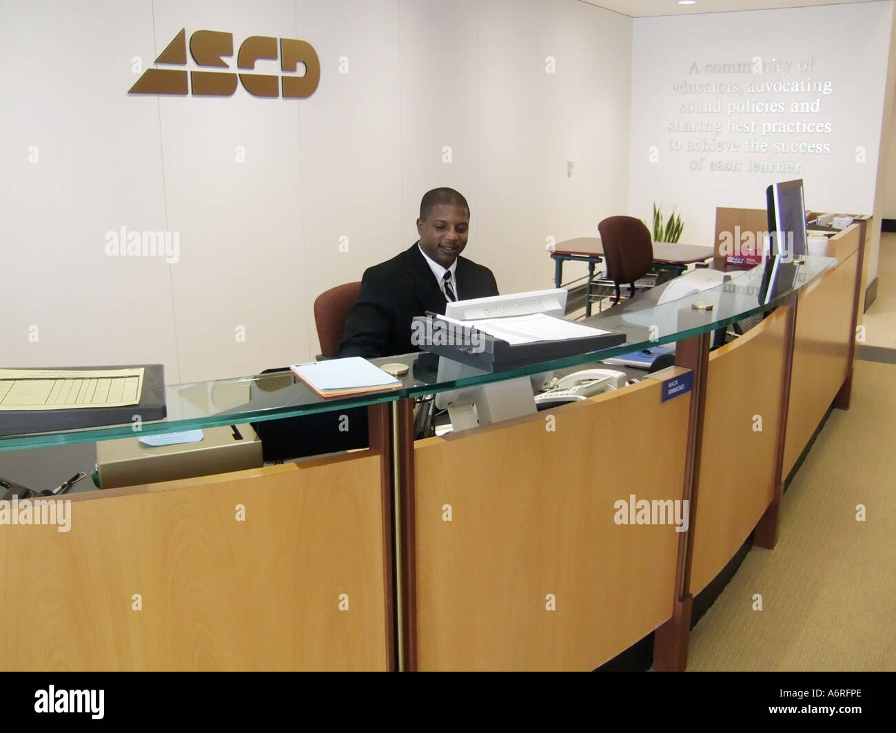 Internationale Planung Sitzung des Vereins ASCE für die Aufsicht der Lehrplanentwicklung in Washington, D.C. Stockfoto