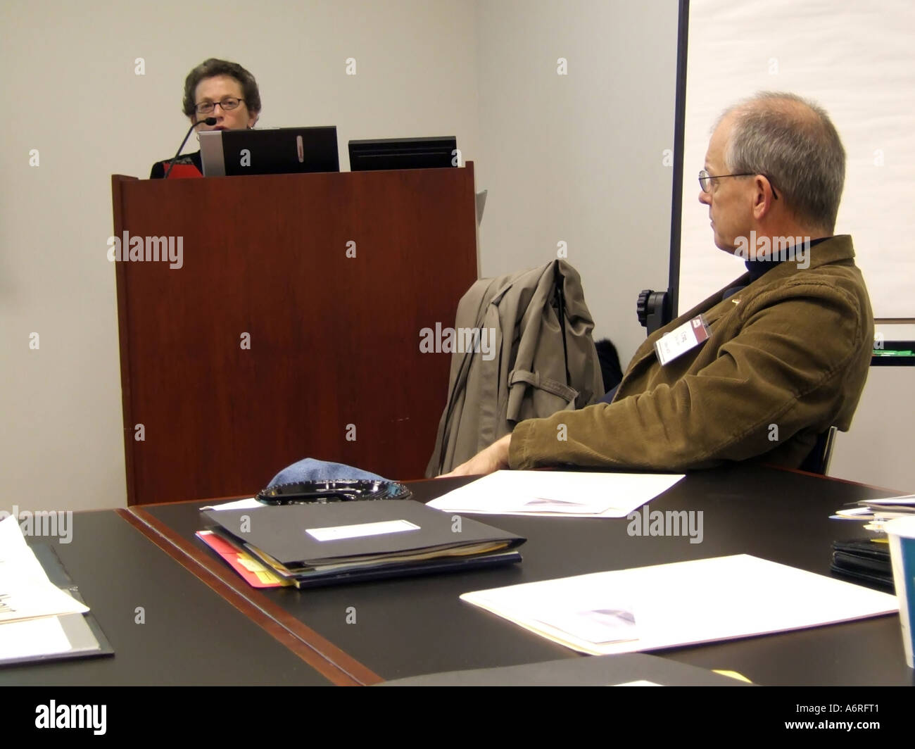 Internationale Planung Sitzung des Vereins ASCE für die Aufsicht der Lehrplanentwicklung in Washington, D.C. Stockfoto