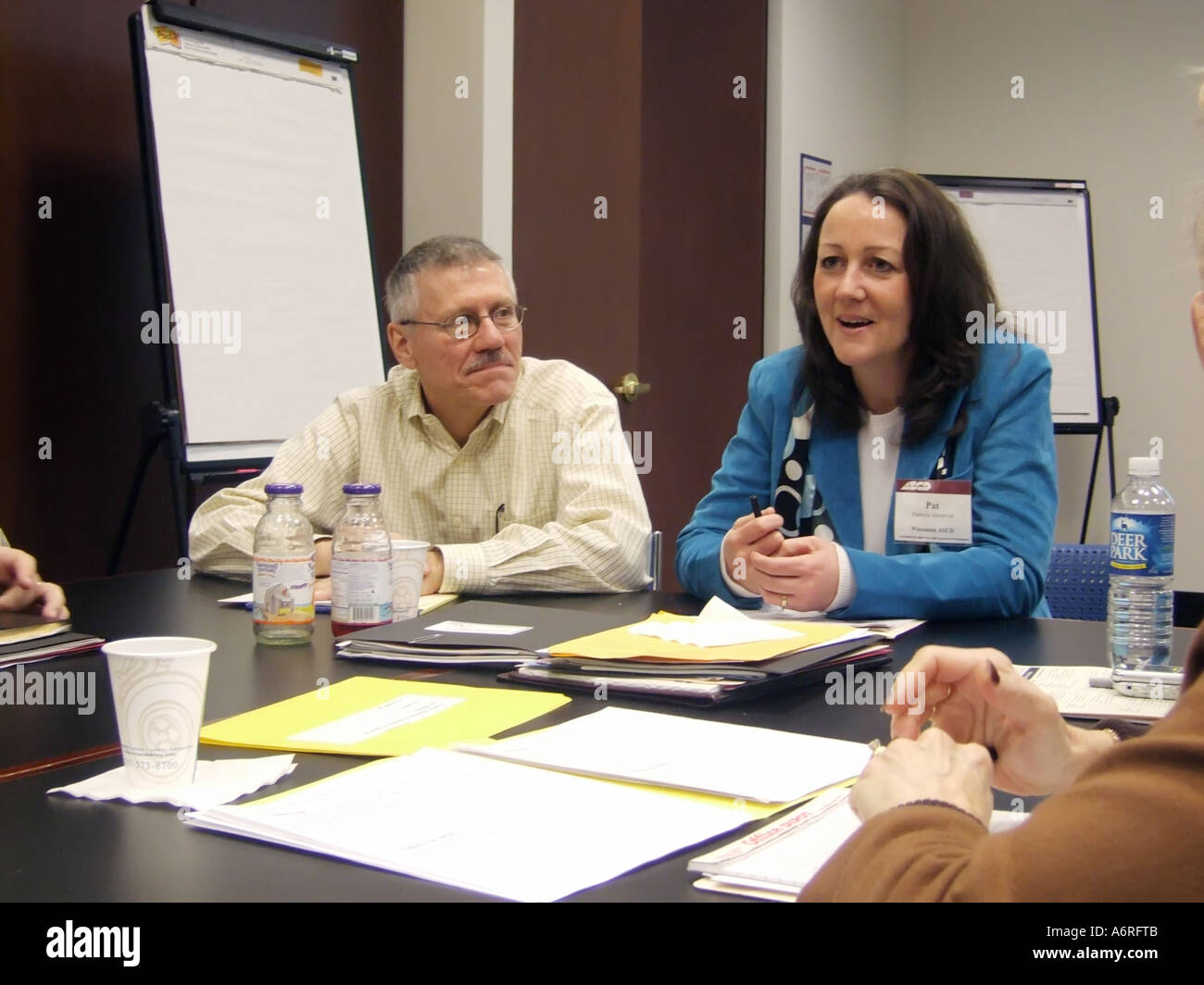 Internationale Planung Sitzung des Vereins ASCE für die Aufsicht der Lehrplanentwicklung in Washington, D.C. Stockfoto