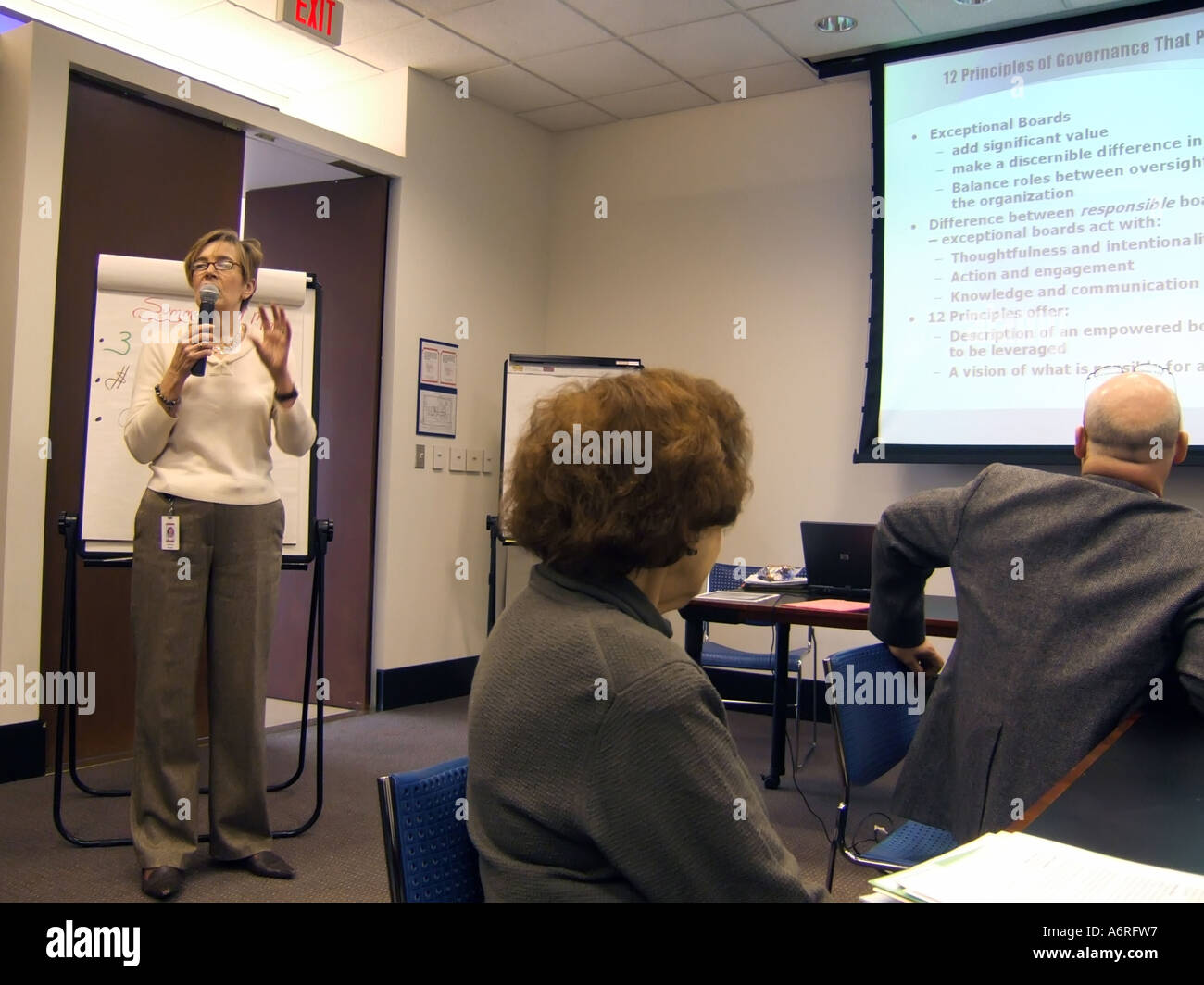 Internationale Planung Sitzung des Vereins ASCE für die Aufsicht der Lehrplanentwicklung in Washington, D.C. Stockfoto