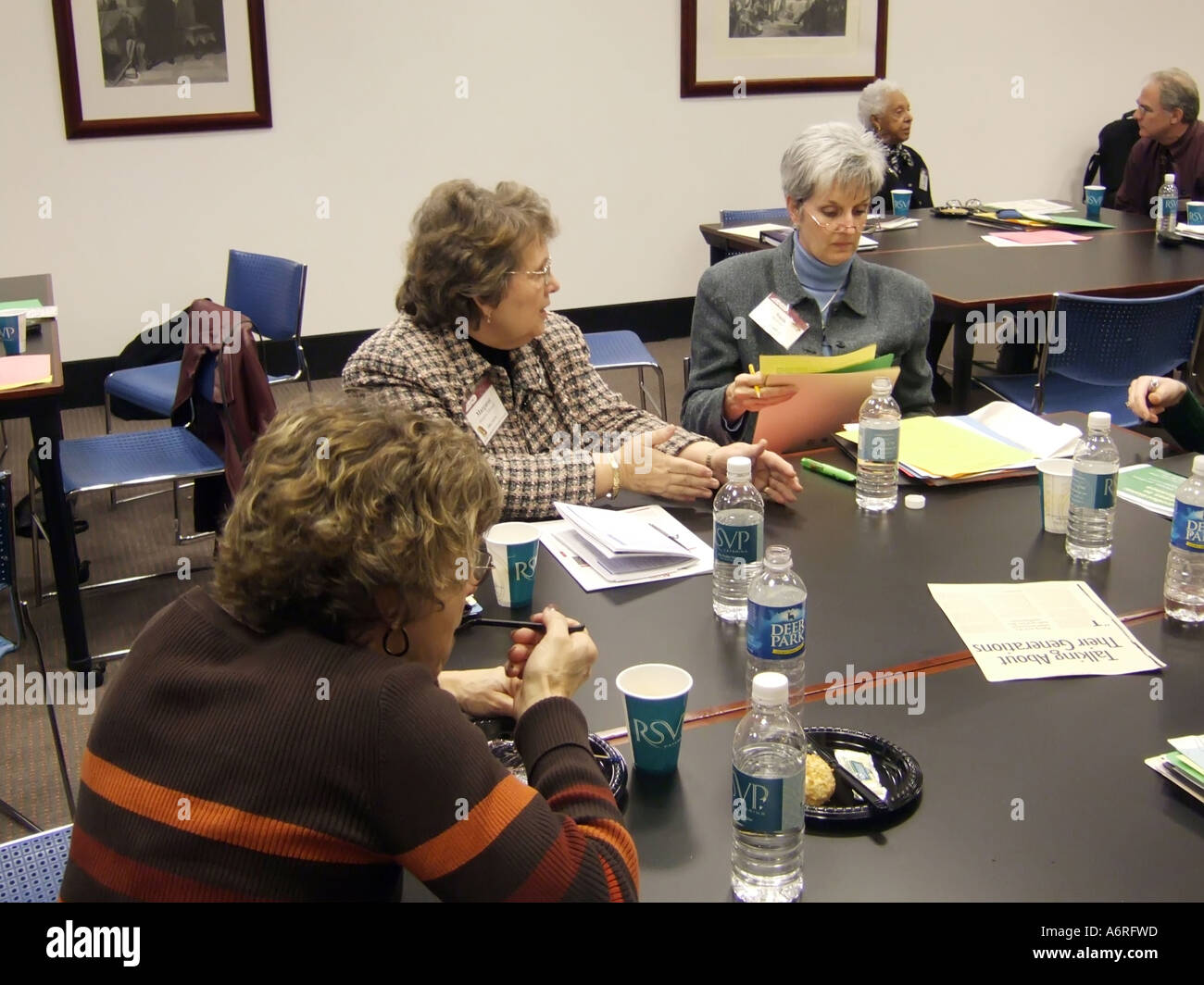 Internationale Planung Sitzung des Vereins ASCE für die Aufsicht der Lehrplanentwicklung in Washington, D.C. Stockfoto