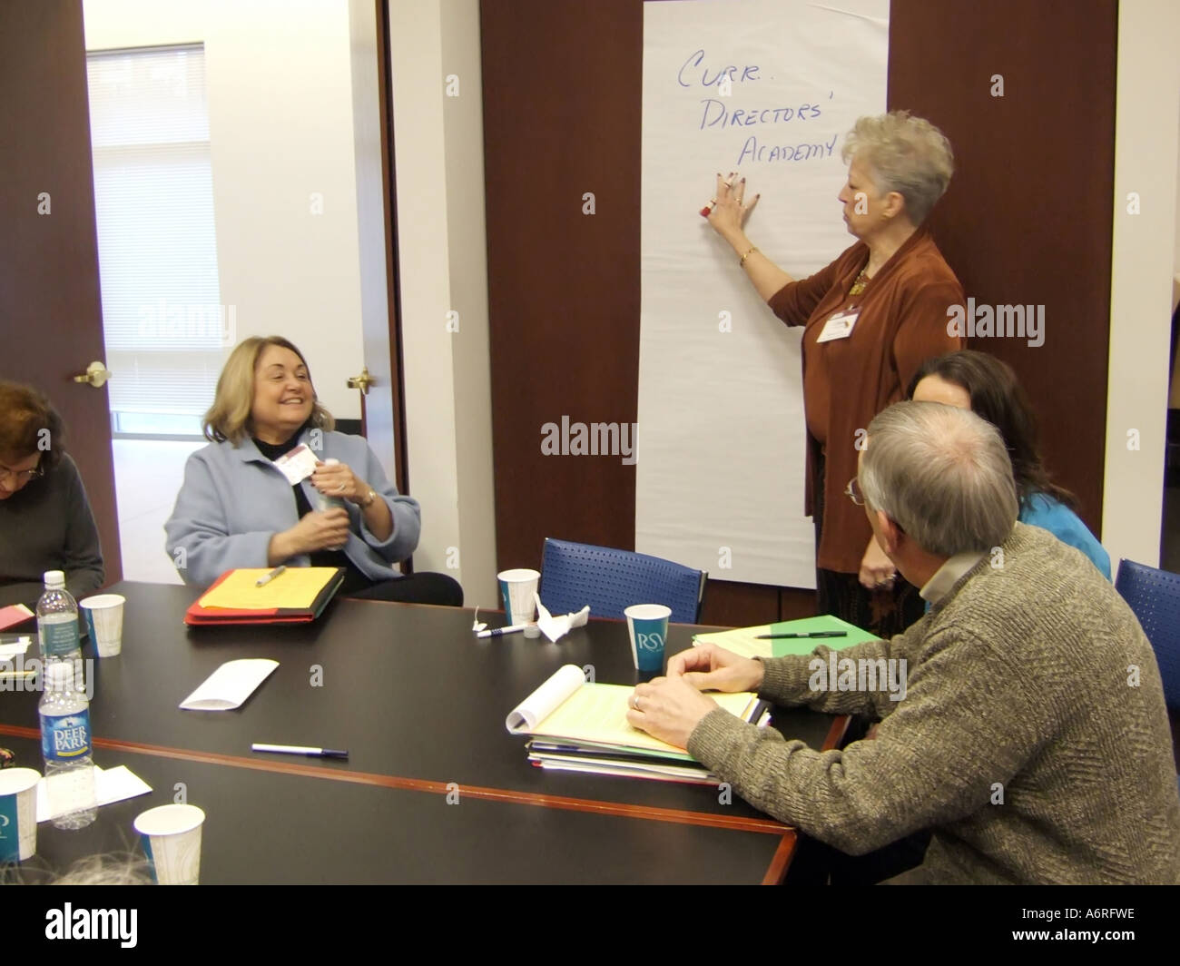 Internationale Planung Sitzung des Vereins ASCE für die Aufsicht der Lehrplanentwicklung in Washington, D.C. Stockfoto