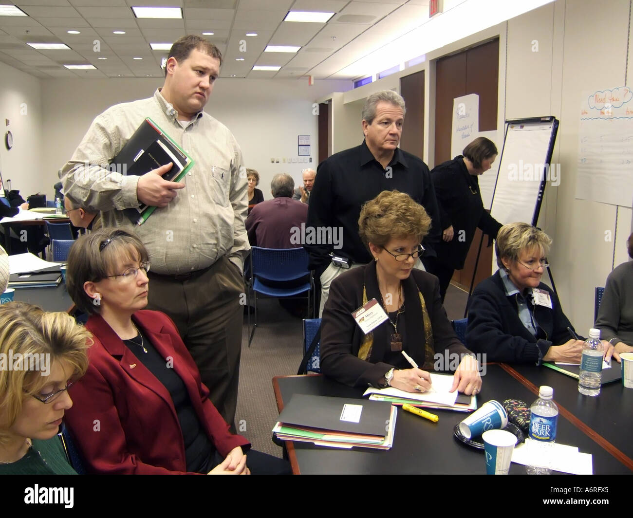 Internationale Planung Sitzung des Vereins ASCE für die Aufsicht der Lehrplanentwicklung in Washington, D.C. Stockfoto