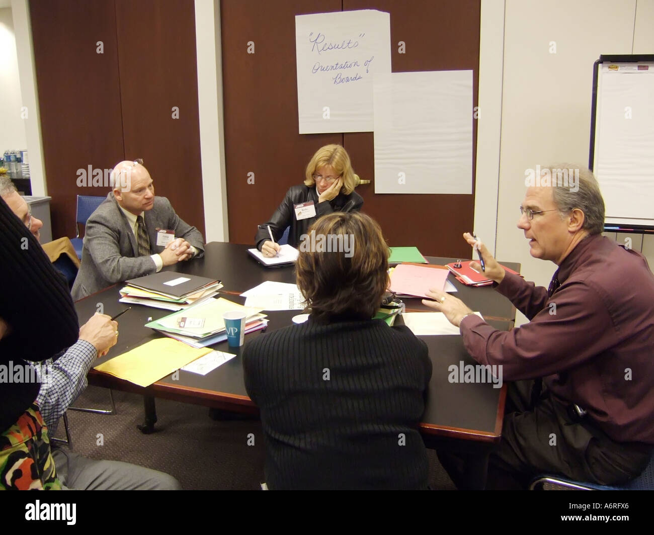 Internationale Planung Sitzung des Vereins ASCE für die Aufsicht der Lehrplanentwicklung in Washington, D.C. Stockfoto