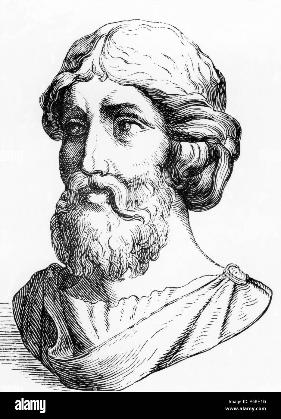 Pythagoras greek philosopher mathematician stockfotos pythagoras