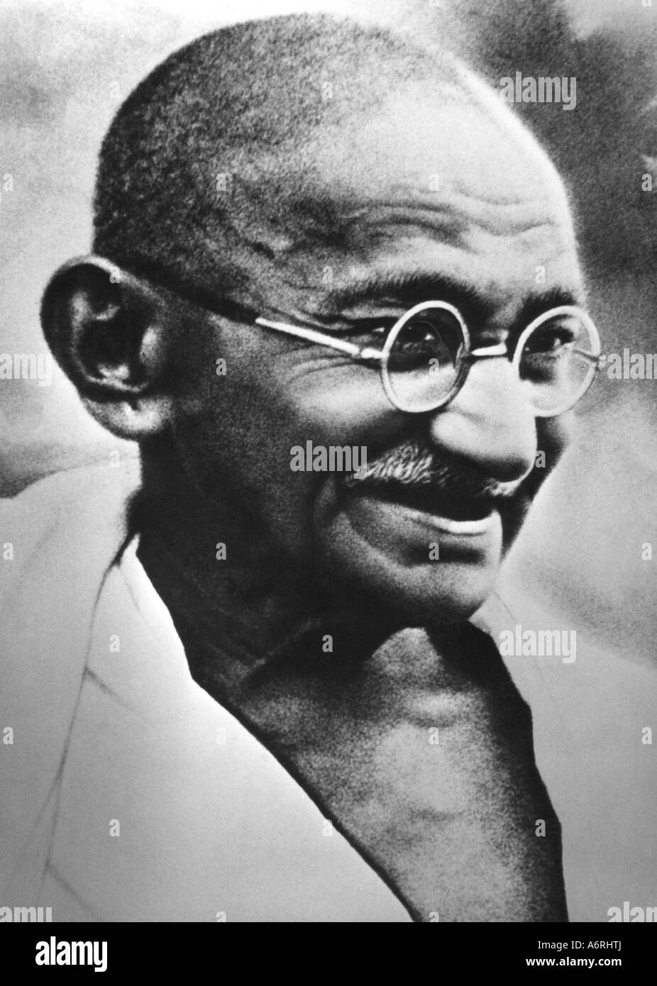 Gandhi, Mohandas Karamchand, genannt Mahatma, 2.10.1869 - 30.1.1948, indischer Politiker, Porträt, ca. 1940, Politik, Indien, Hallo Stockfoto