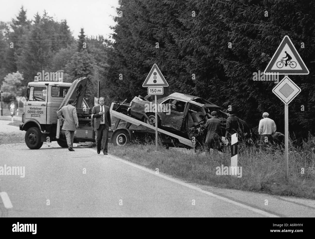 Beckurts, Karl Heinz, 16.5.1930 - 9.7.1986, deutsche Aerztin und Manager, Tod, Mord in Strasslach, Bayern, Erholung o Stockfoto