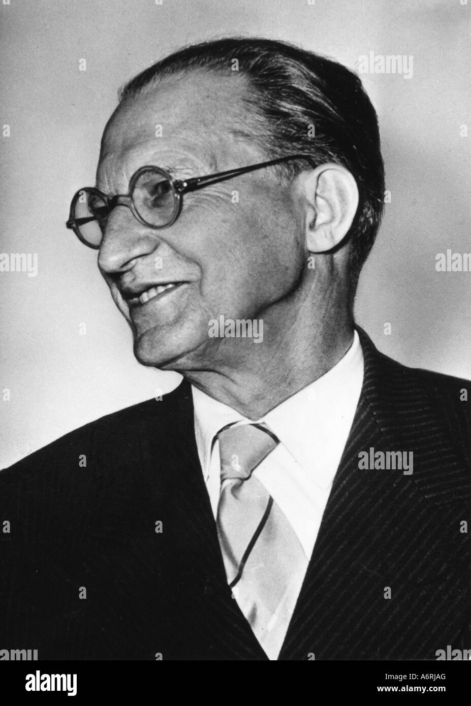 De Gasperi, Alcide, 3.4.1881 - 19.8.1954, italienischer Politiker (DC), Premierminister 10.12.1945 - 2.8.1953, Porträt, um 1950, C Stockfoto