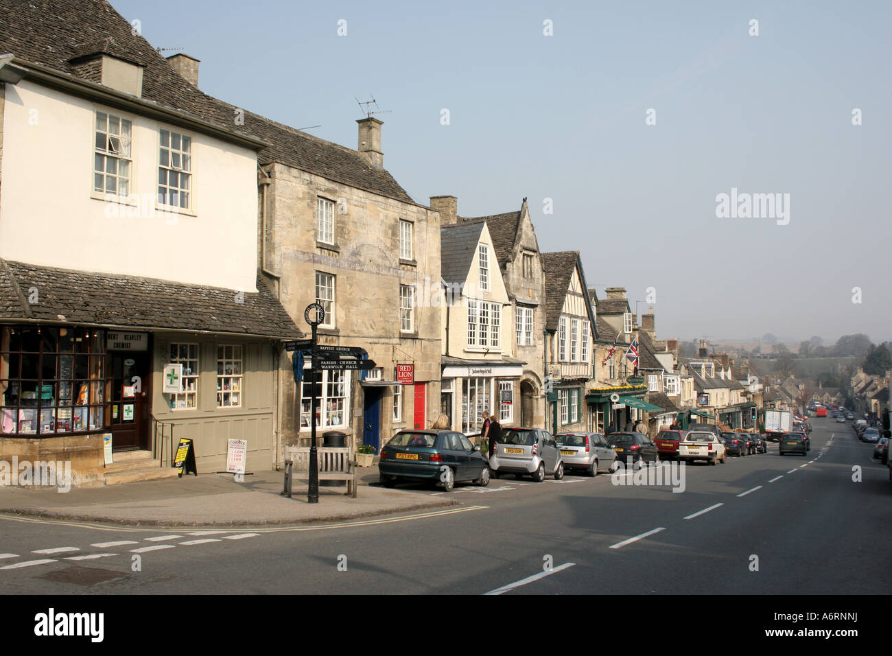 Burford, Oxfordshire UK. Stockfoto