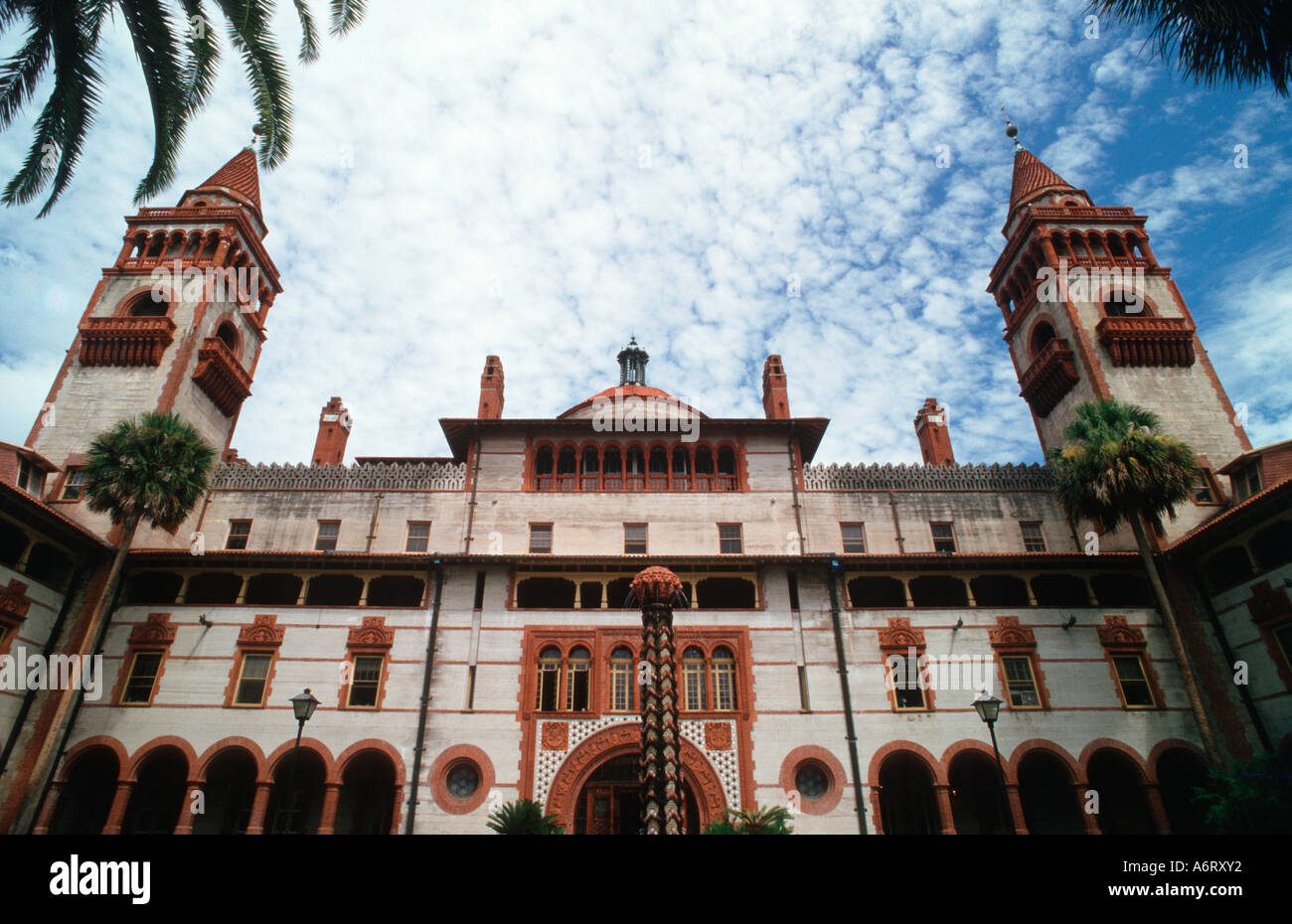 Flagler College liberale Kunsthochschule in St. Augustine Florida USA Flagler College befindet sich in dem ehemaligen Hotel Ponce de Leon Stockfoto