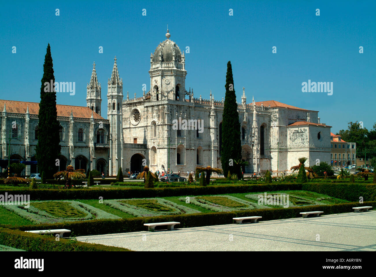 Jeronimos Kloster Lissabon portugal Stockfoto