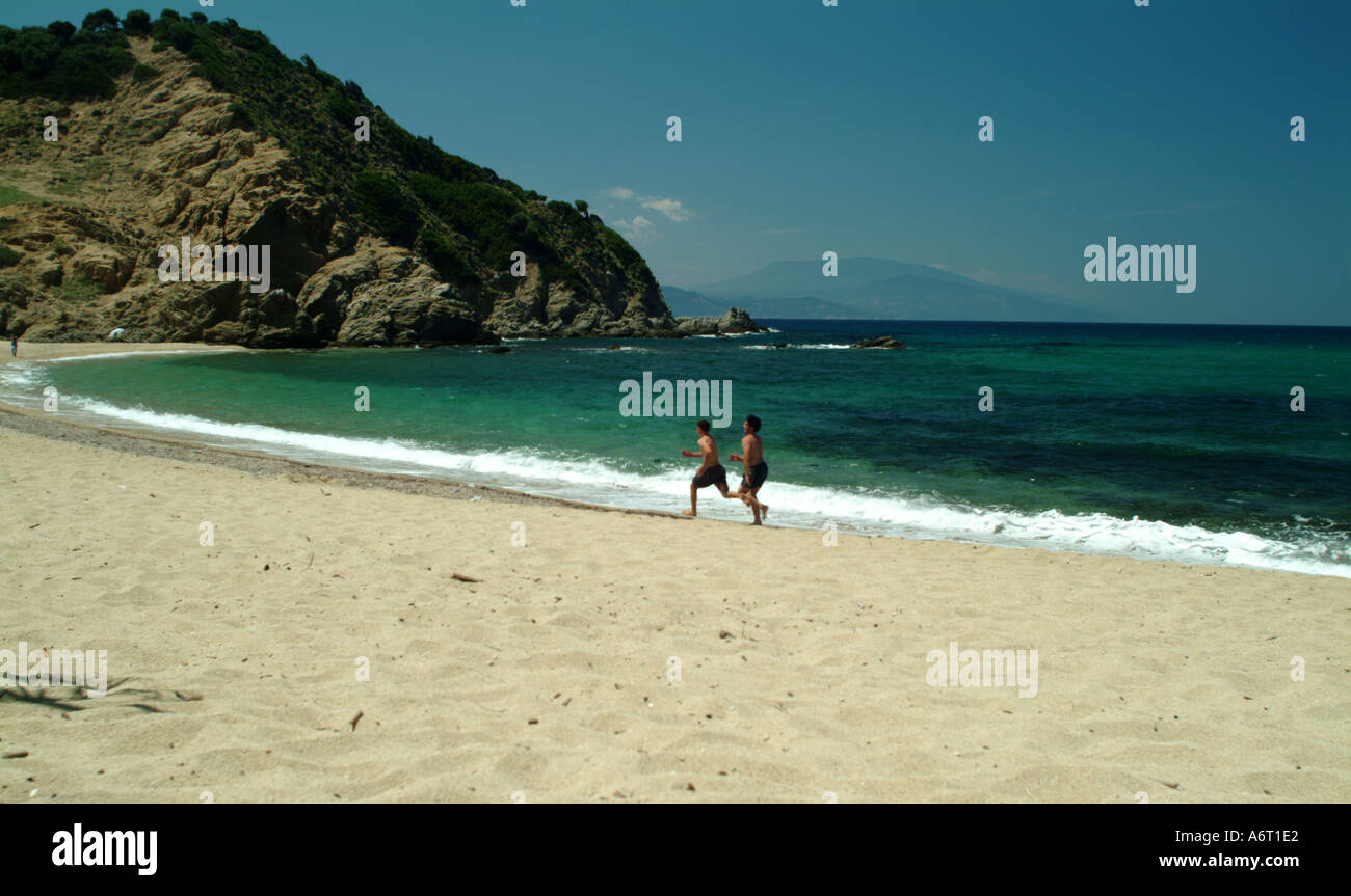 Arselinos Strand Skiathos Griechenland Stockfoto