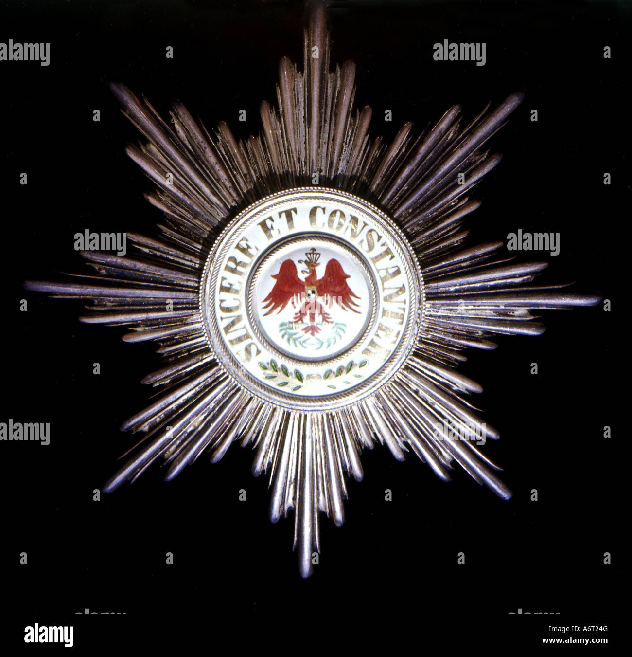Dekorationen, Deutschland, Preßburg, Orden des roten Adlers, Stern, 2. Klasse, eingeführt am 17.11.1705, Stockfoto