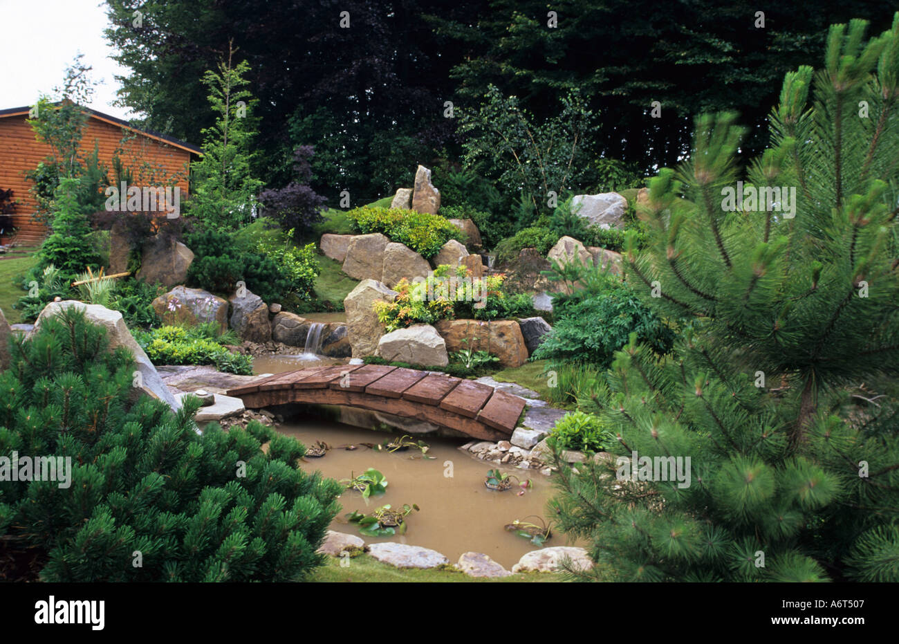 Ein japanischer Garten Tatton 2004 Stockfoto