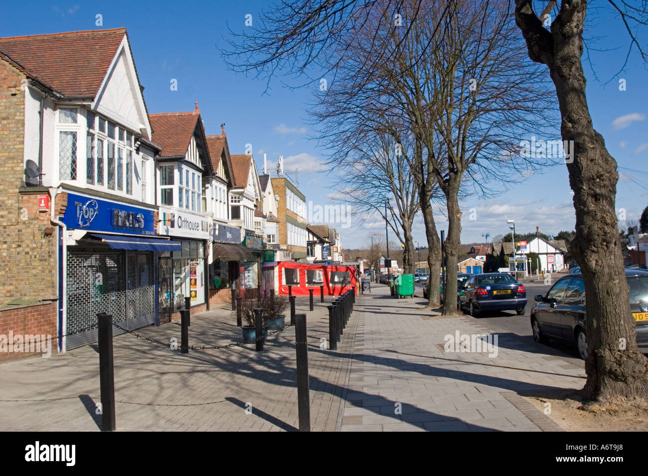 Station Road, Chingford Village, North Chingford, London Borough of Waltham Forest, London GB Stockfoto