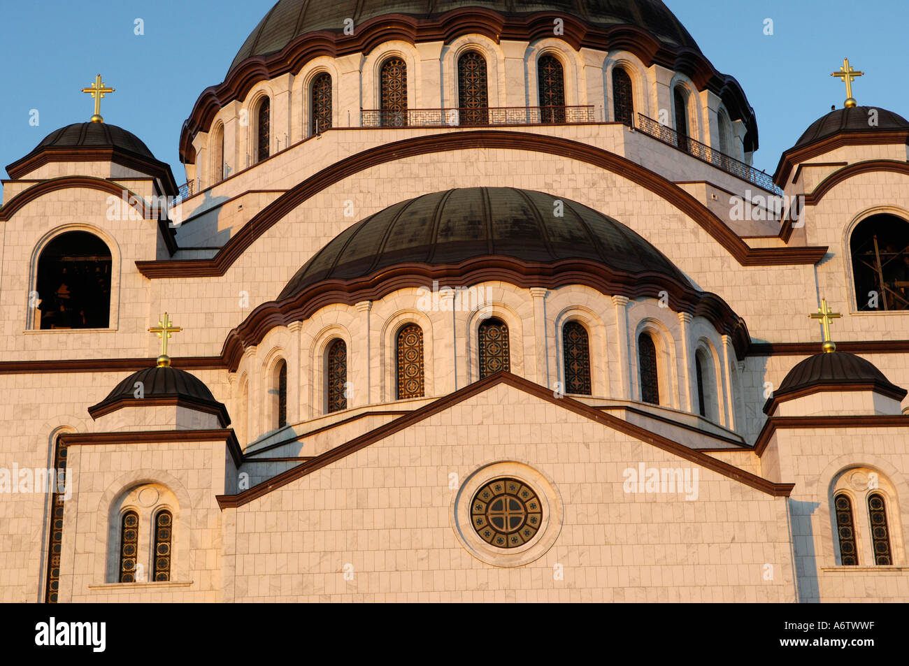 Beograd, Kirche des Heiligen Sava in Vracar Stadtteil Stockfoto
