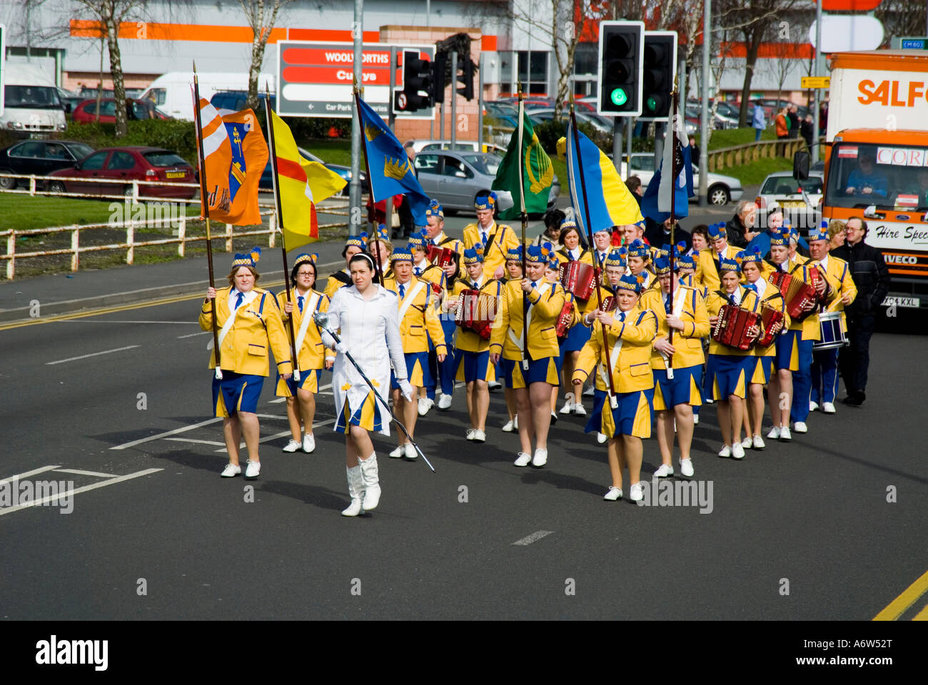 St. Patrick Day-parade Stockfoto