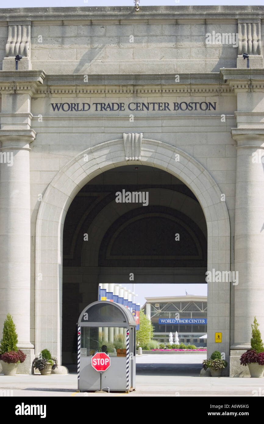 Eingang World Trade Center Boston, Massachusetts Stockfotografie Alamy