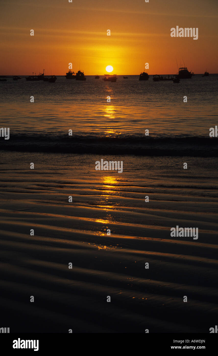 Sonnenuntergang, San Juan Del Sur, Nicaragua Stockfoto