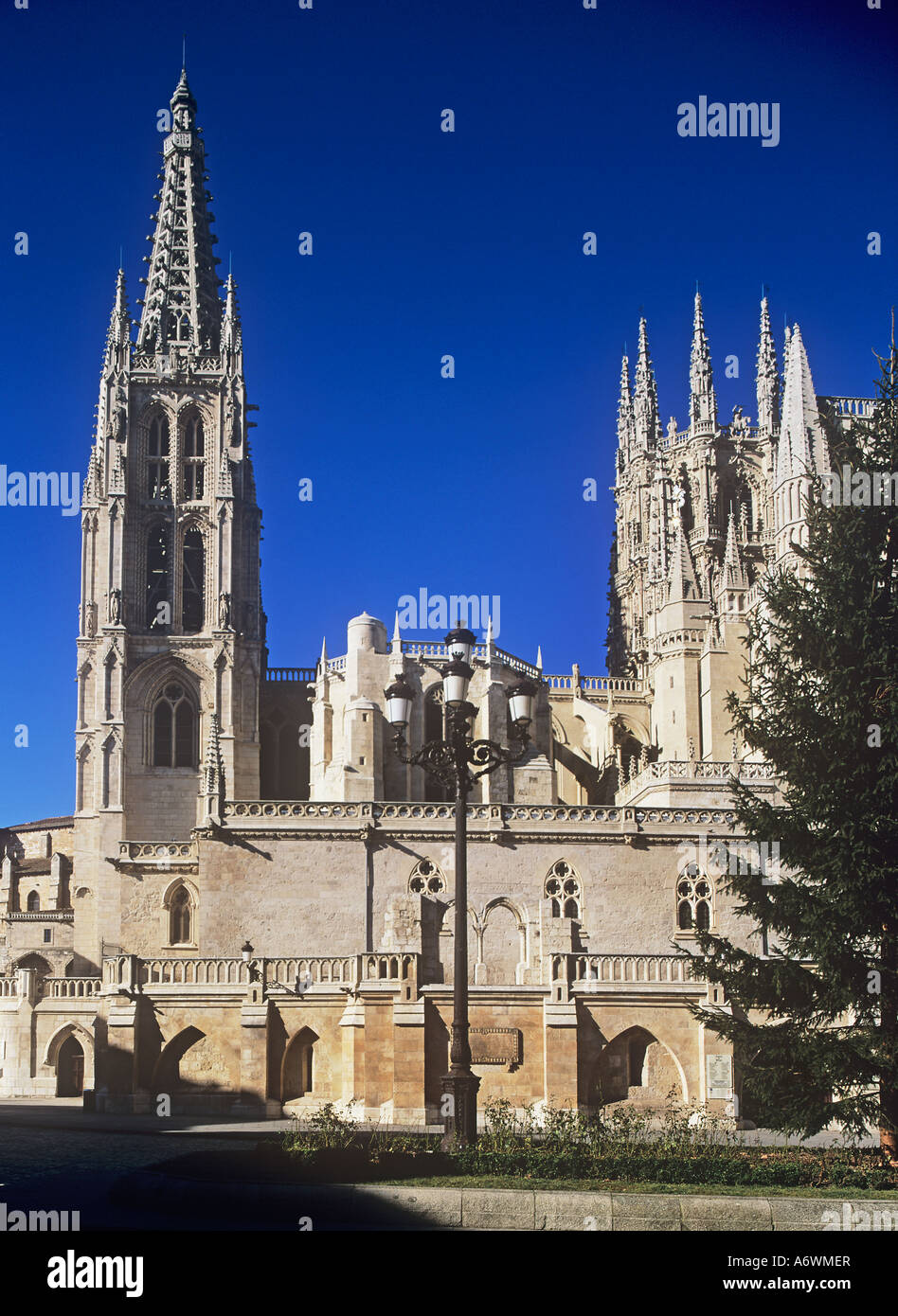Burgos, Dom, Catedral de Burgos Gothic-Stil. Spanien. Stockfoto