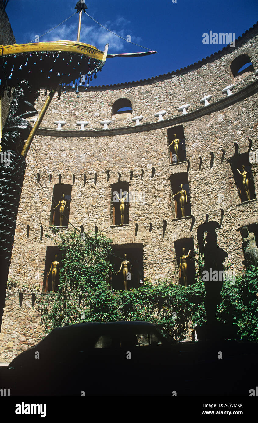 DALI Museum Figuren Gala-Salvador Dalí Foundation Figueres Spanien Stockfoto
