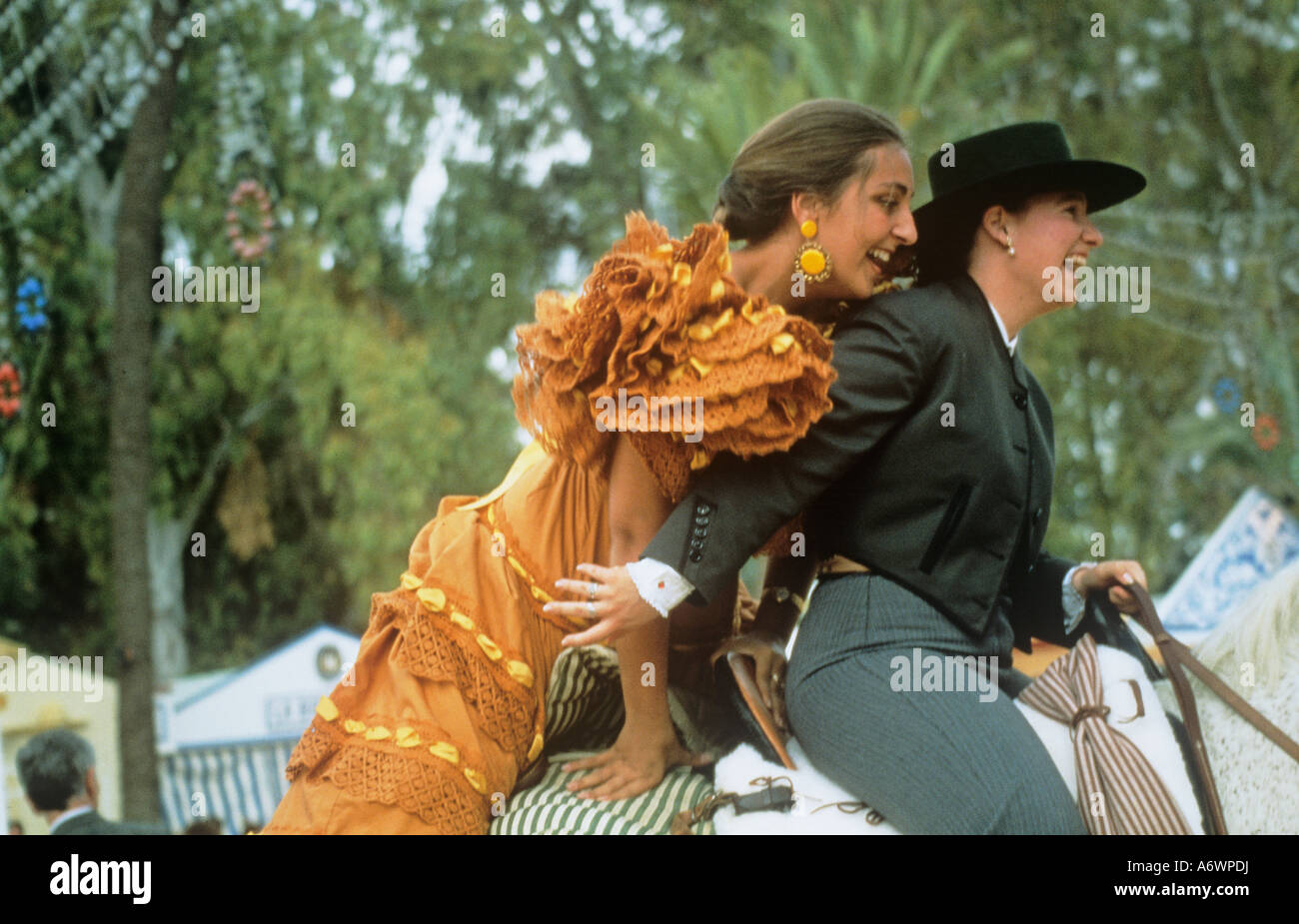Jerez Pferd Fair Spanien Feria de Mayo Feria del Caballo Jerez De La Frontera Andalucia Stockfoto