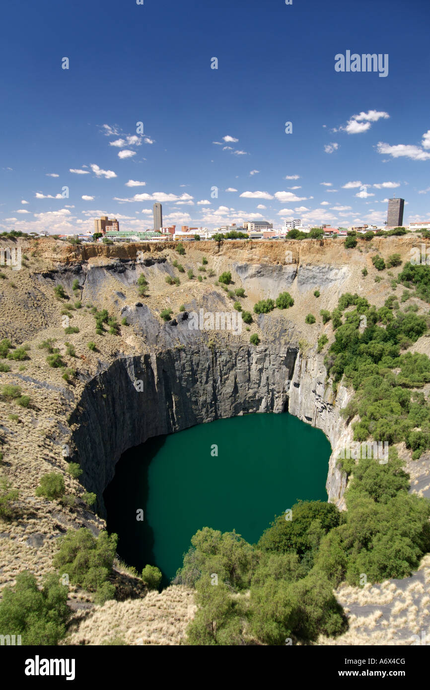 Das Big Hole in Kimberley in Nordwestprovinz Südafrikas. Stockfoto