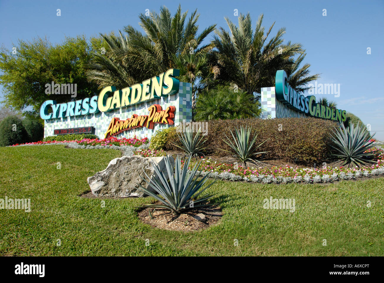 Cypress Garten Winter Haven Florida Uns Stockfoto Bild 11663951