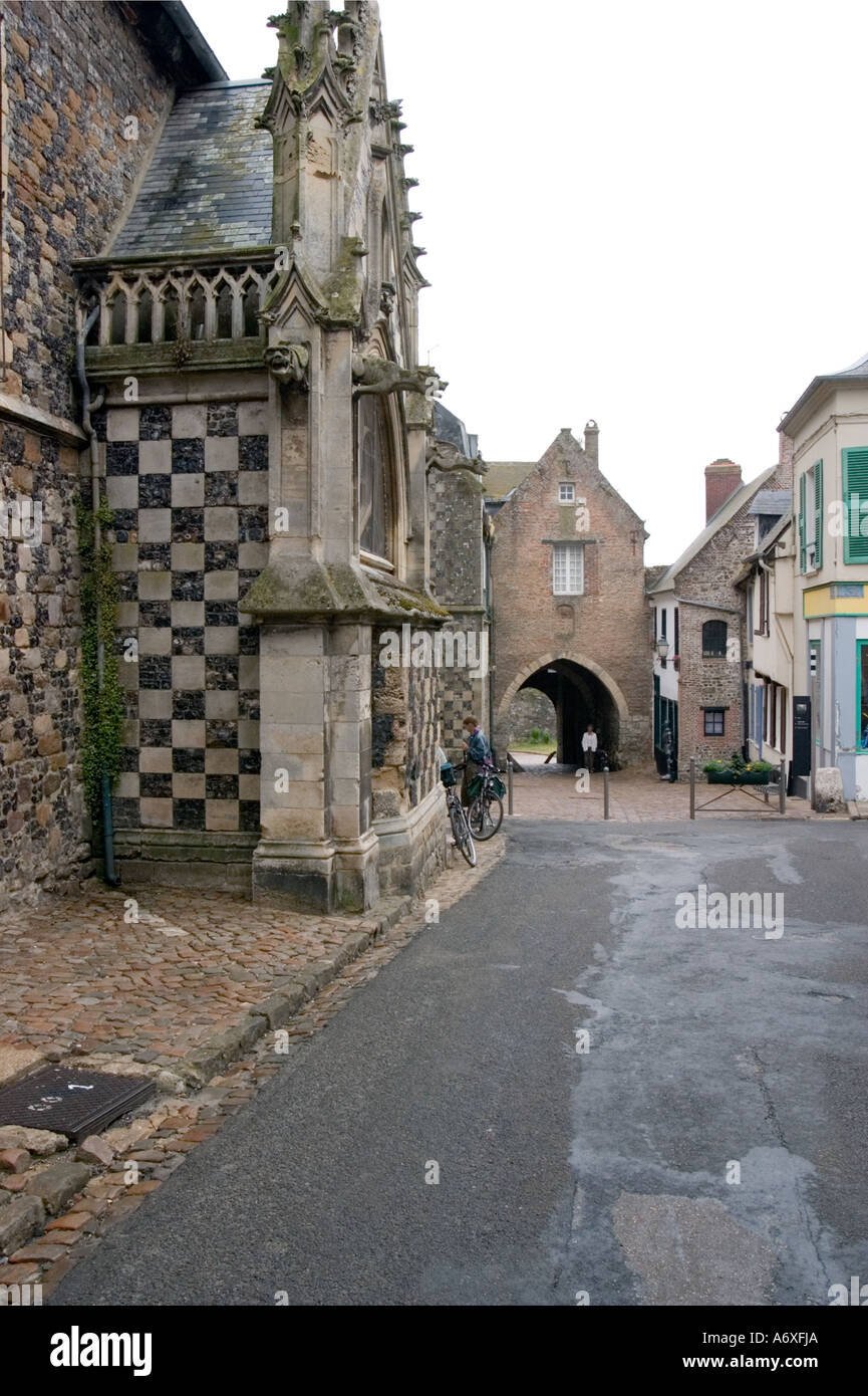 St Valery Sur Somme Frankreich Stockfoto