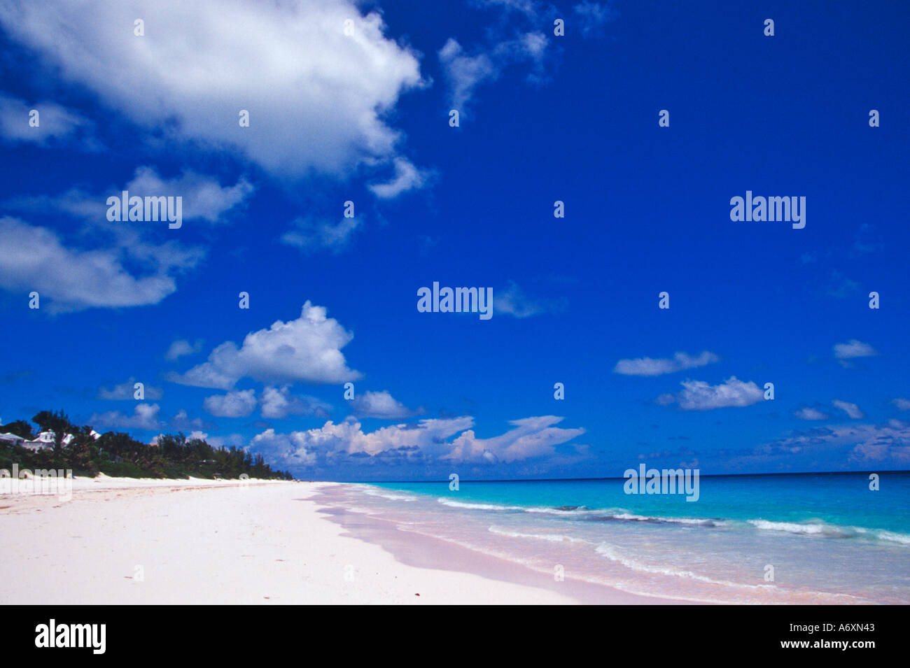 Pink Sand Beach, Harbour Island, Bahamas. Stockfoto
