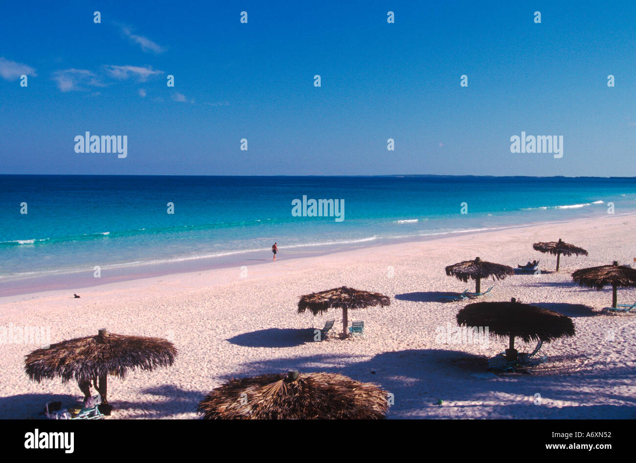 Pink Sands Beach, Harbour Island, Bahamas. Stockfoto