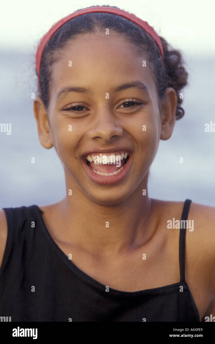 Kuba, Havanna, Porträt von kubanischen Kind Stockfotografie Alamy