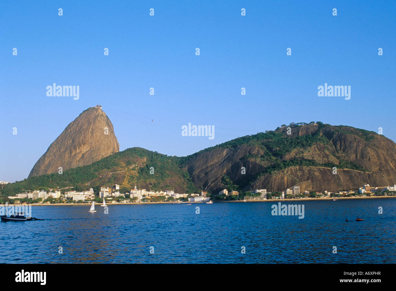 Pao de Acucar Zuckerhut Rio De Janeiro Brasilien Südamerika Stockfoto