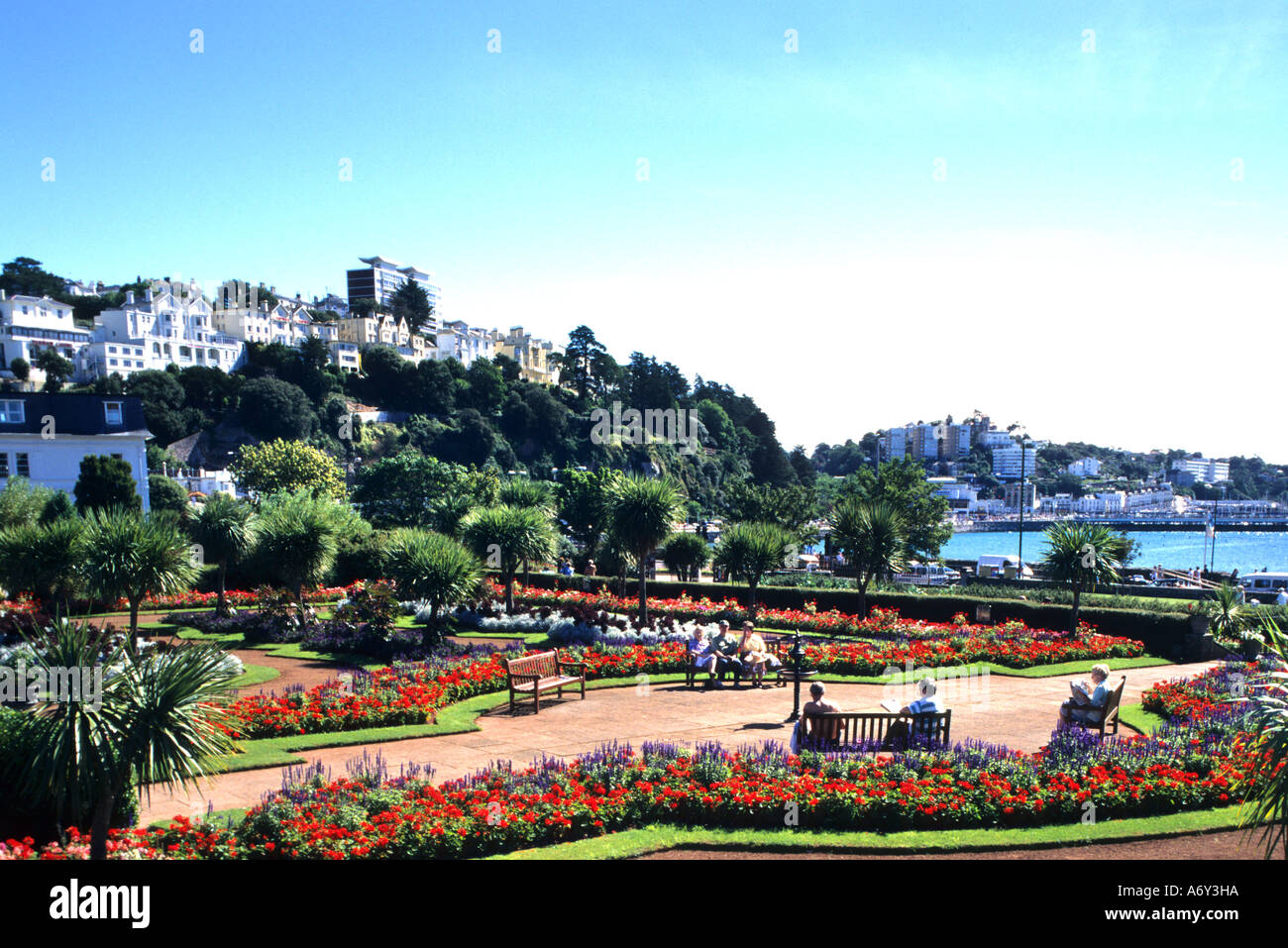 Torquay Devon Torbay Garten Riviera Devon Devon Torre Abbey Gärten Vereinigtes Königreich Stockfoto