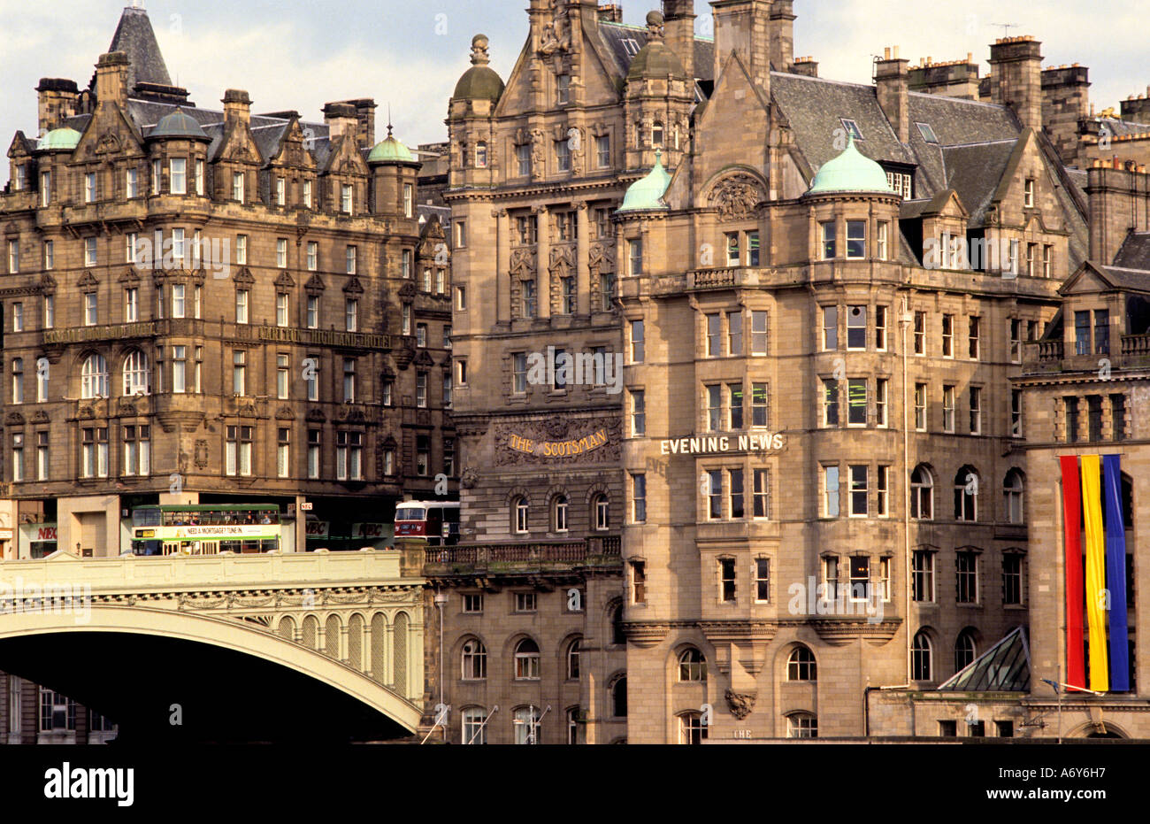 Schottlands Hauptstadt Edinburgh Dùn Èideann seit 1437 und ist der Sitz von Parlament des Landes Vereinigtes Königreich Stockfoto