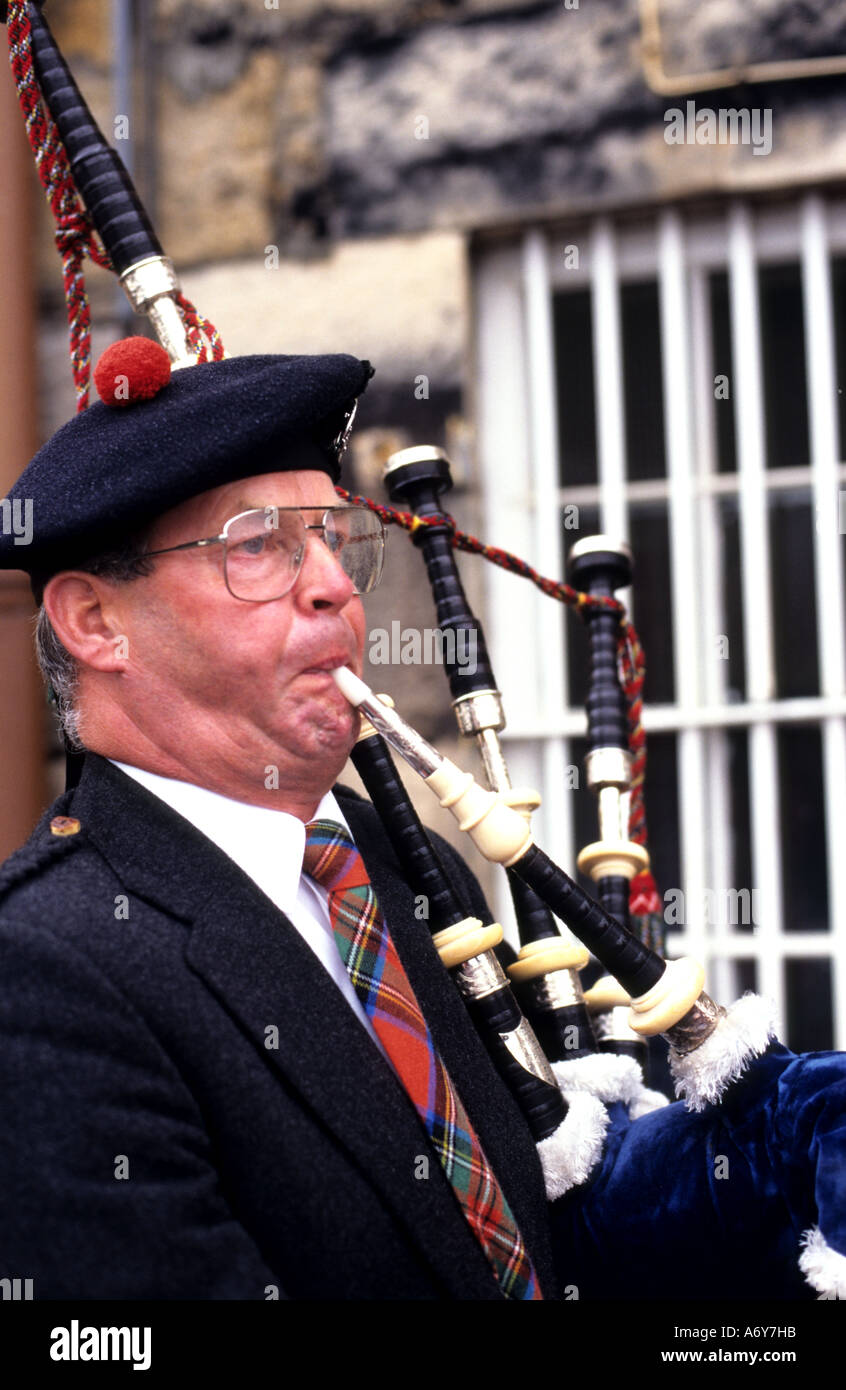 Dudelsack Scotland schottischen Musik Mann Schotte Stockfoto