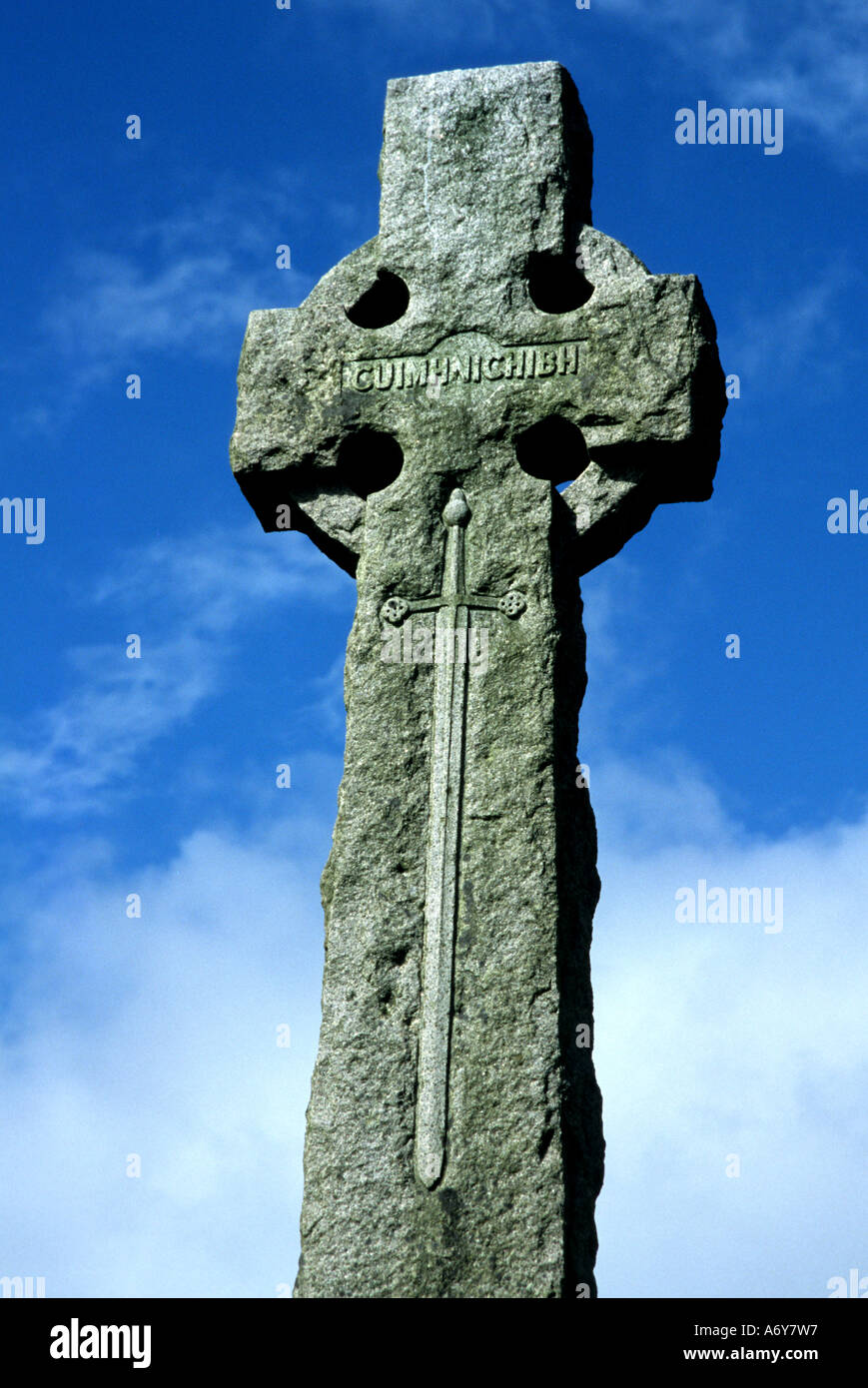 Keltisches Kreuz Wales Großbritannien Stockfoto