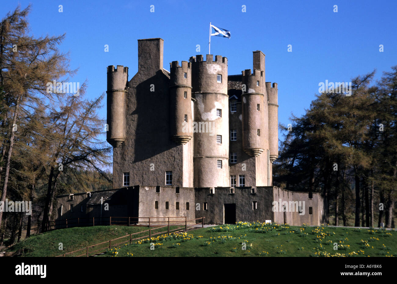 Braemar Castle Aberdeenshire Scotland Scottish Highlands, Scottish, Schotten, Schottland, Stockfoto