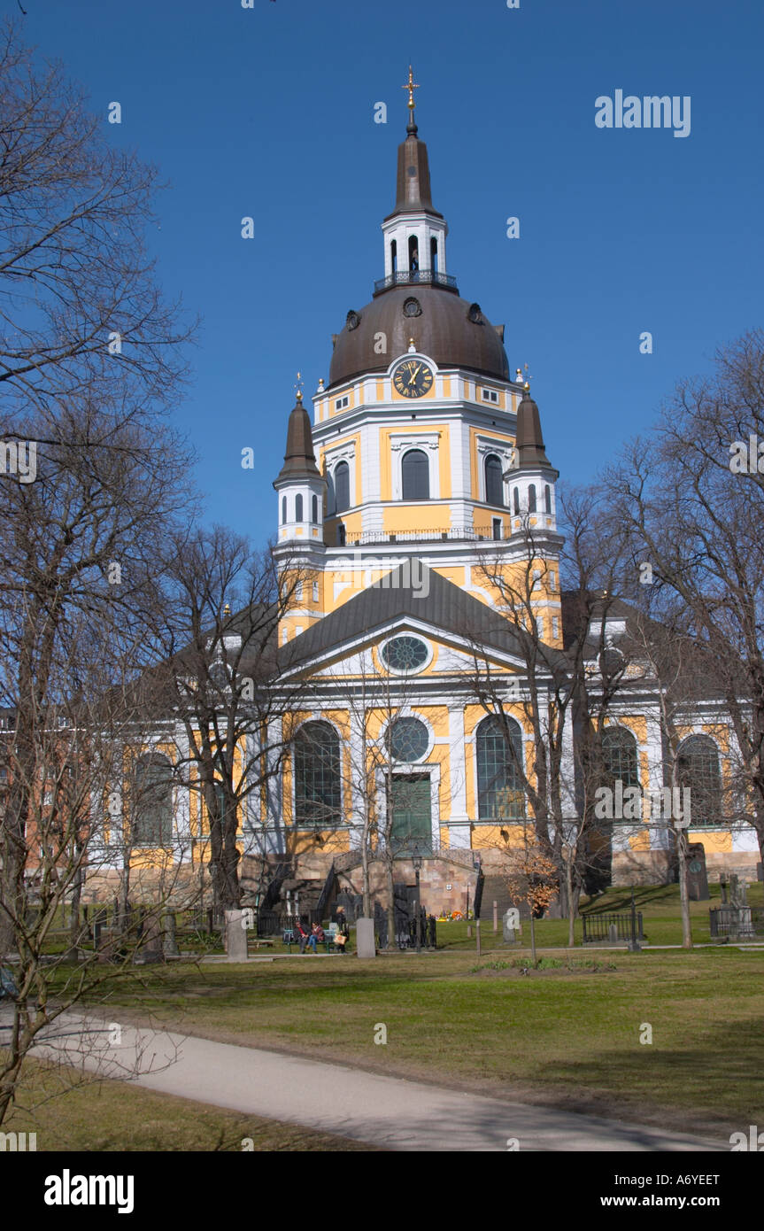 Die Katarina Kyrka Catherine Kirche auf Sodermalm. Stockholm. Schweden, Europa. Stockfoto