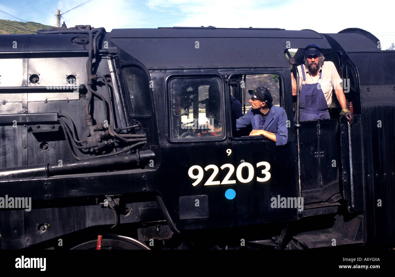 North Wales Steam Train Vereinigte Königreich Eisenbahn Stockfoto