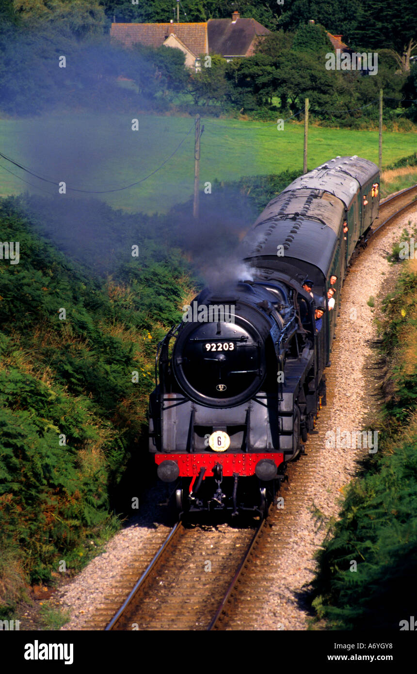 North Wales Steam Train Vereinigte Königreich Eisenbahn Stockfoto