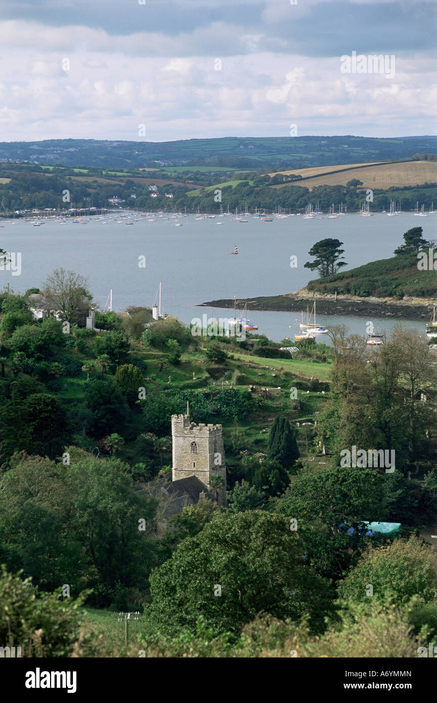 St nur in Roseland Cornwall England Großbritannien Europa Stockfoto