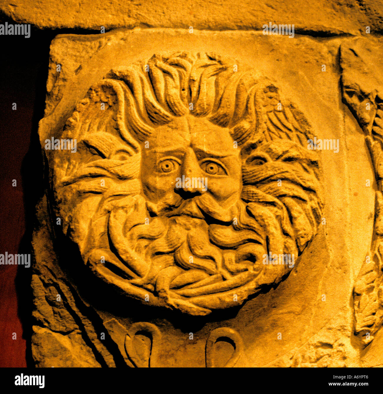 Römisches Bad historische England Museum Spa Hot Spring Stockfoto