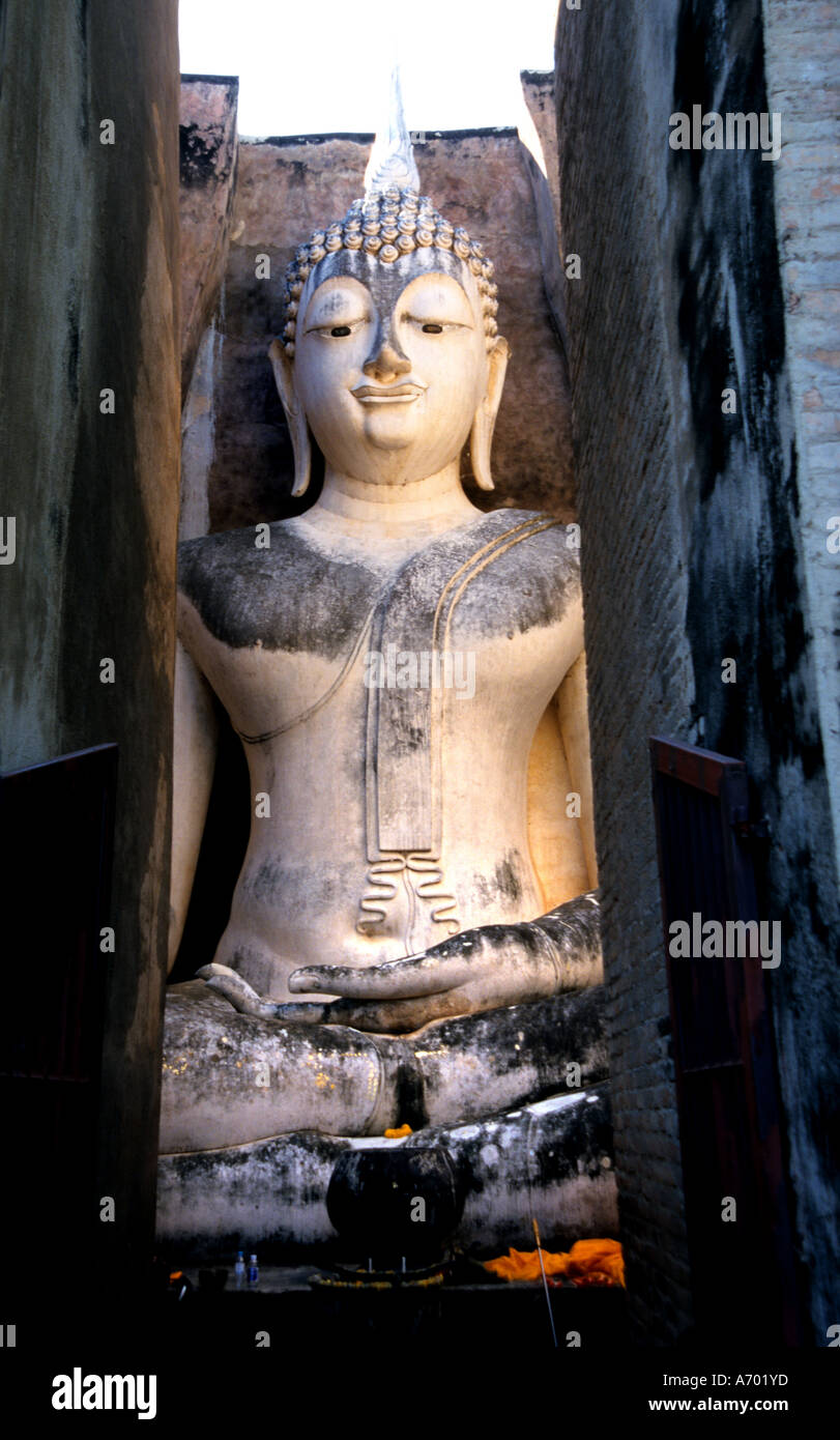 Sukhothai historischen Park-Thailand-Buddha-Tempel Stockfoto